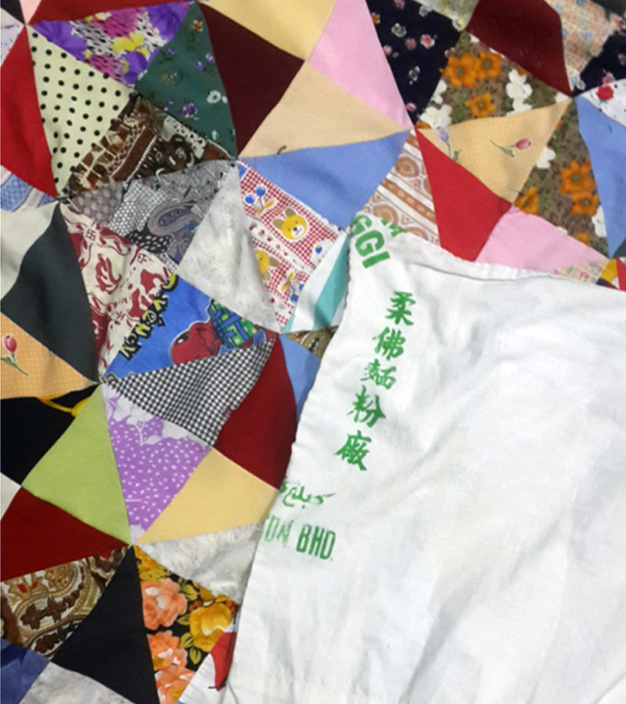 面粉袋之暖心被  