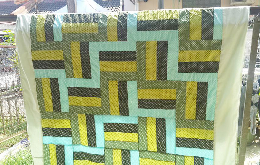 被单上的千层糕