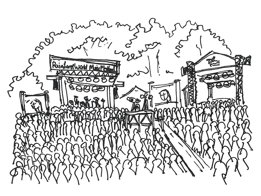 热带雨林世界音乐节 ，有画想说的美好时光。